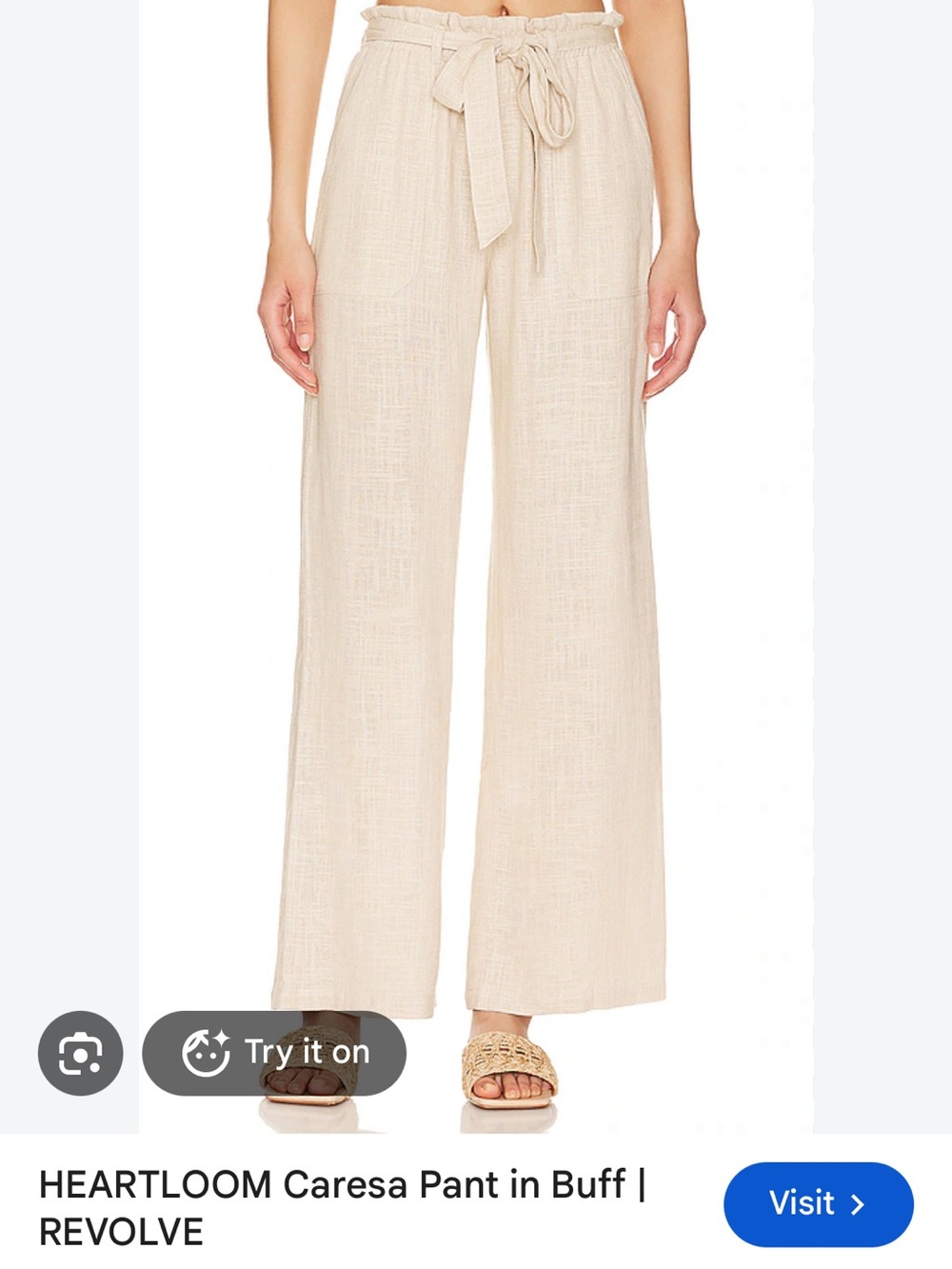 Heartloom caresa linen pant